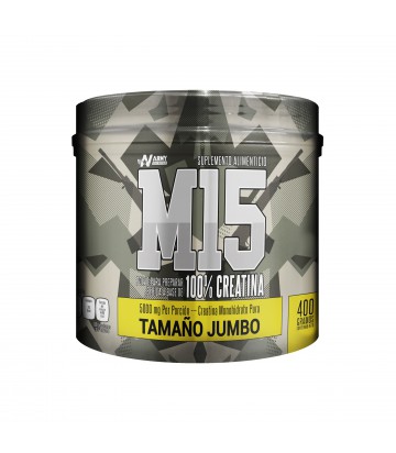 Monohidrato de Creatina M15 400gr Army Nutrition